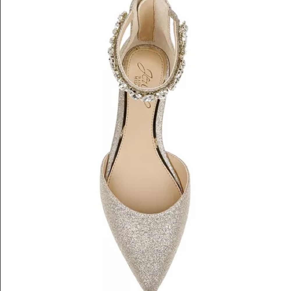 Jewel Badgley Mischka Women's Cassidy Evening Flat